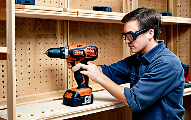 전동 공구 관련 온라인 강의 추천 - Cordless Drill/Driver in Action**

"A well-lit workshop scene. A person (male or female, age 30-40) ...