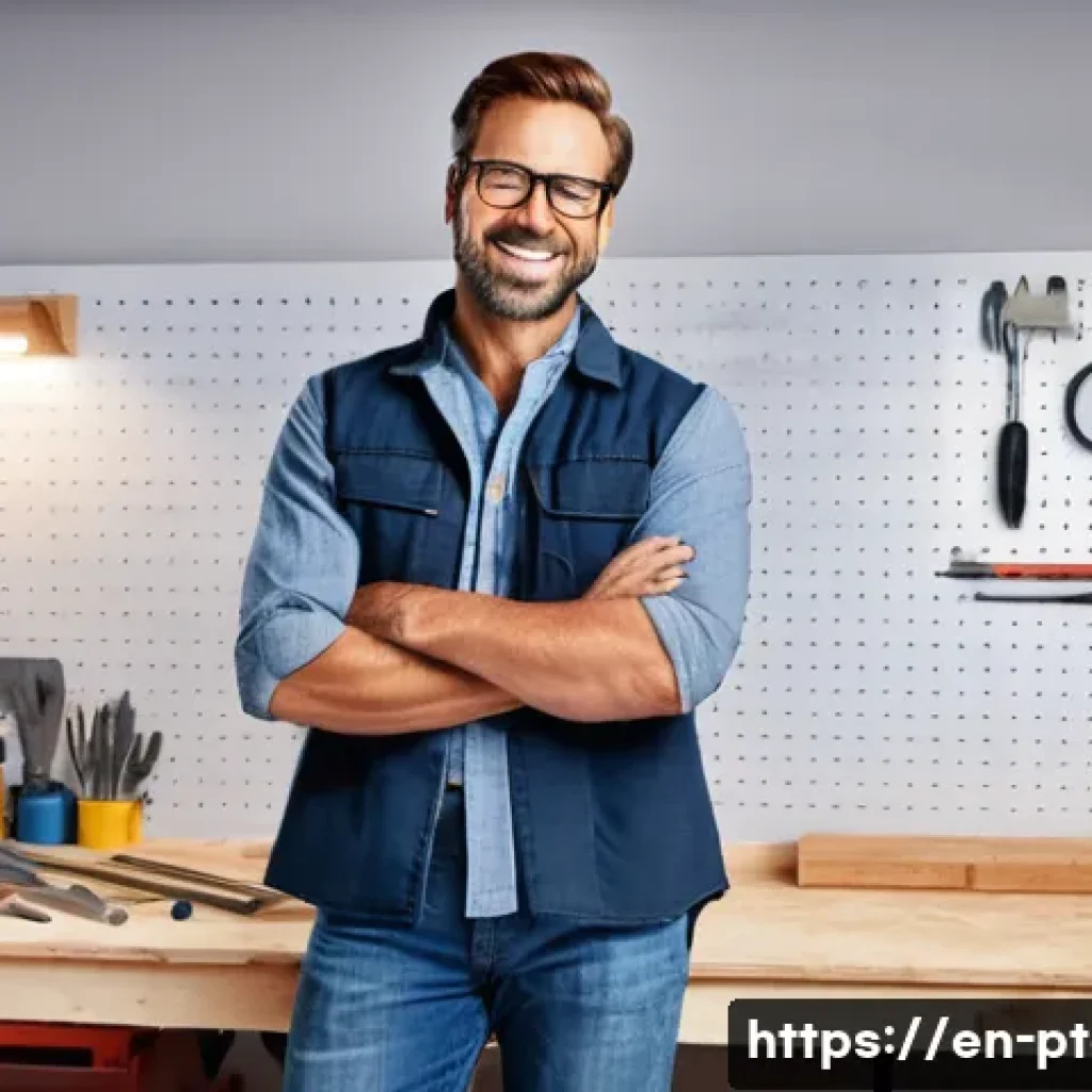 전동 공구 추천 TOP10 - **A DIY Enthusiast Mastering Cordless Tools:**
    "A person in their late 30s, with a warm, approac...